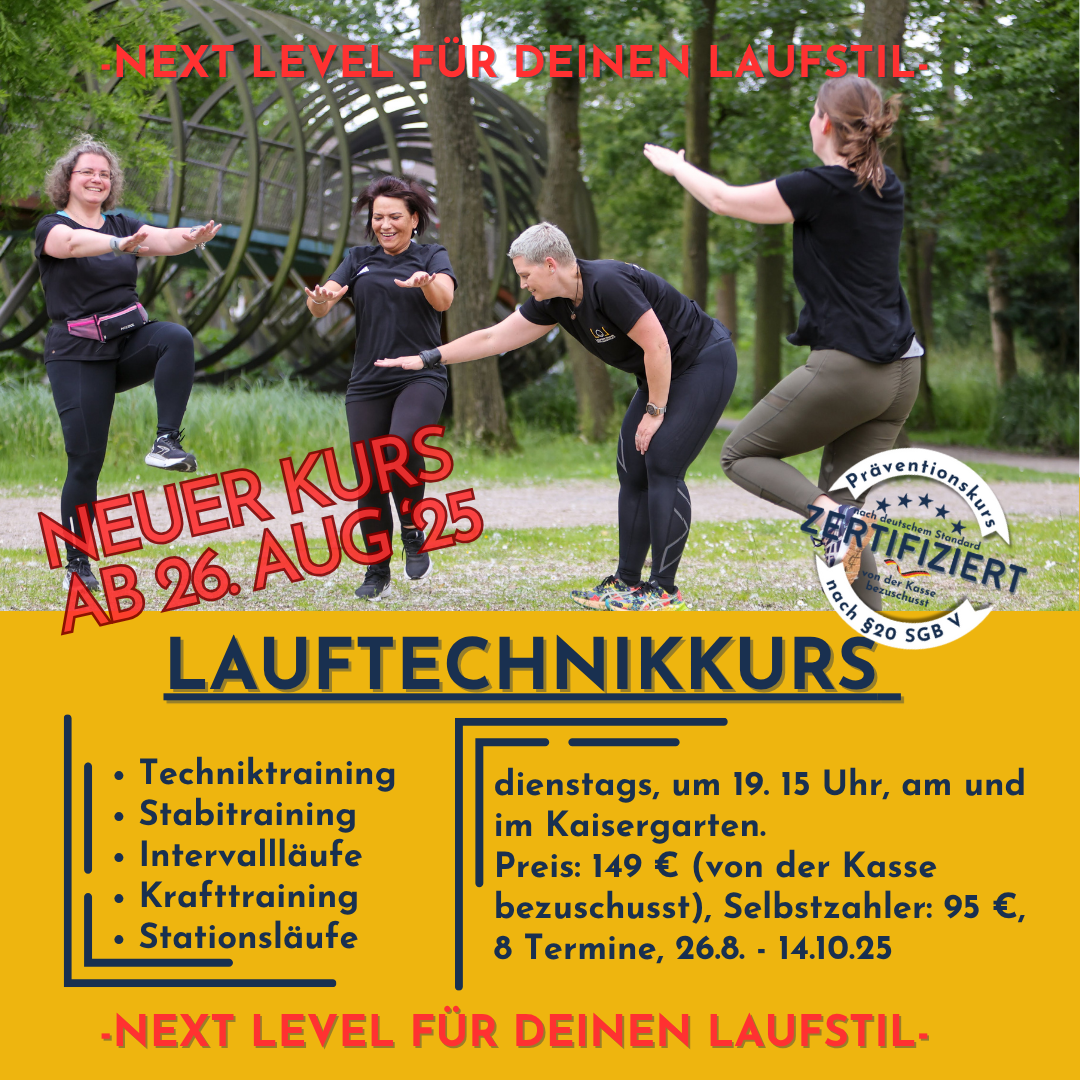 Lauftechnik Kurs