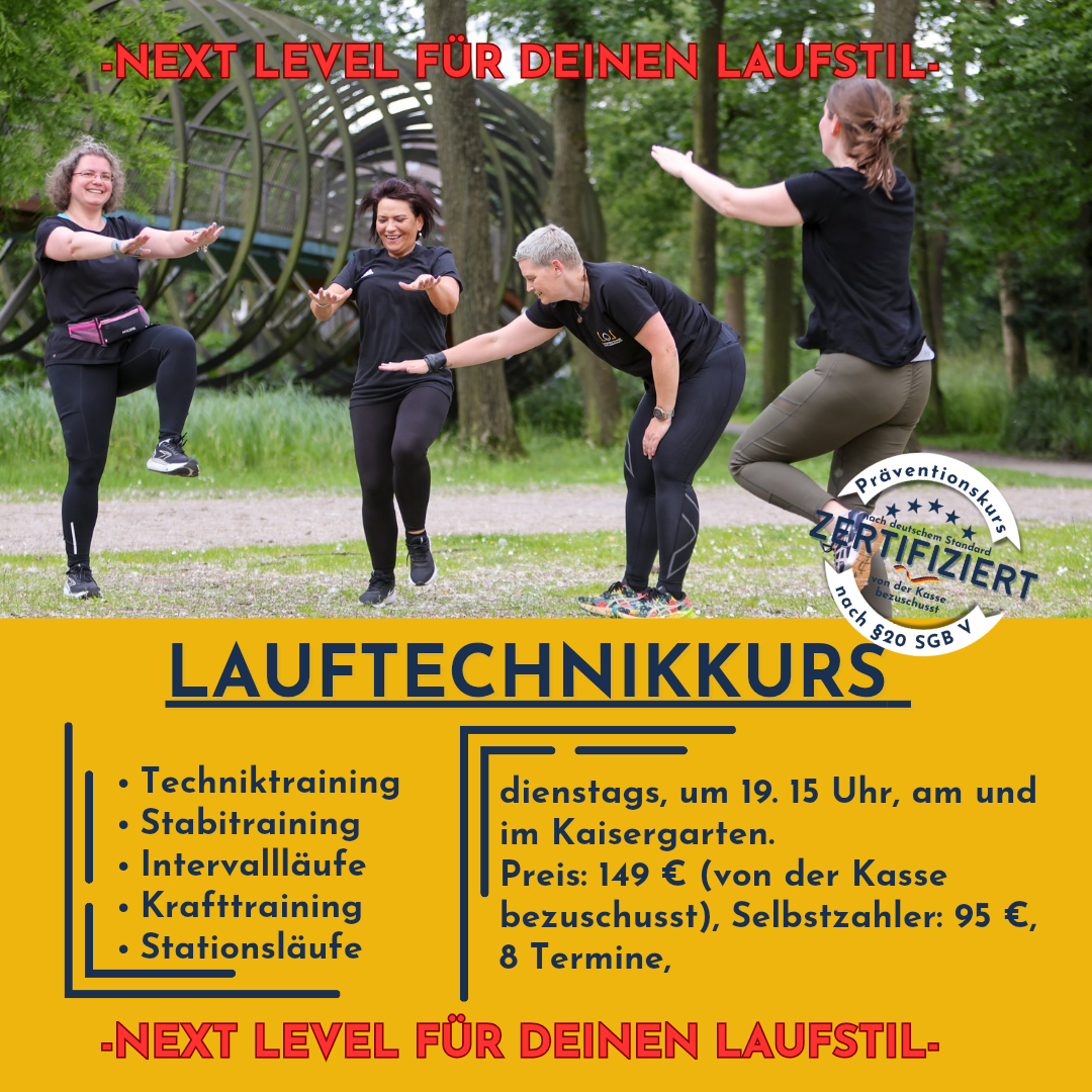 Lauftechnikkurs